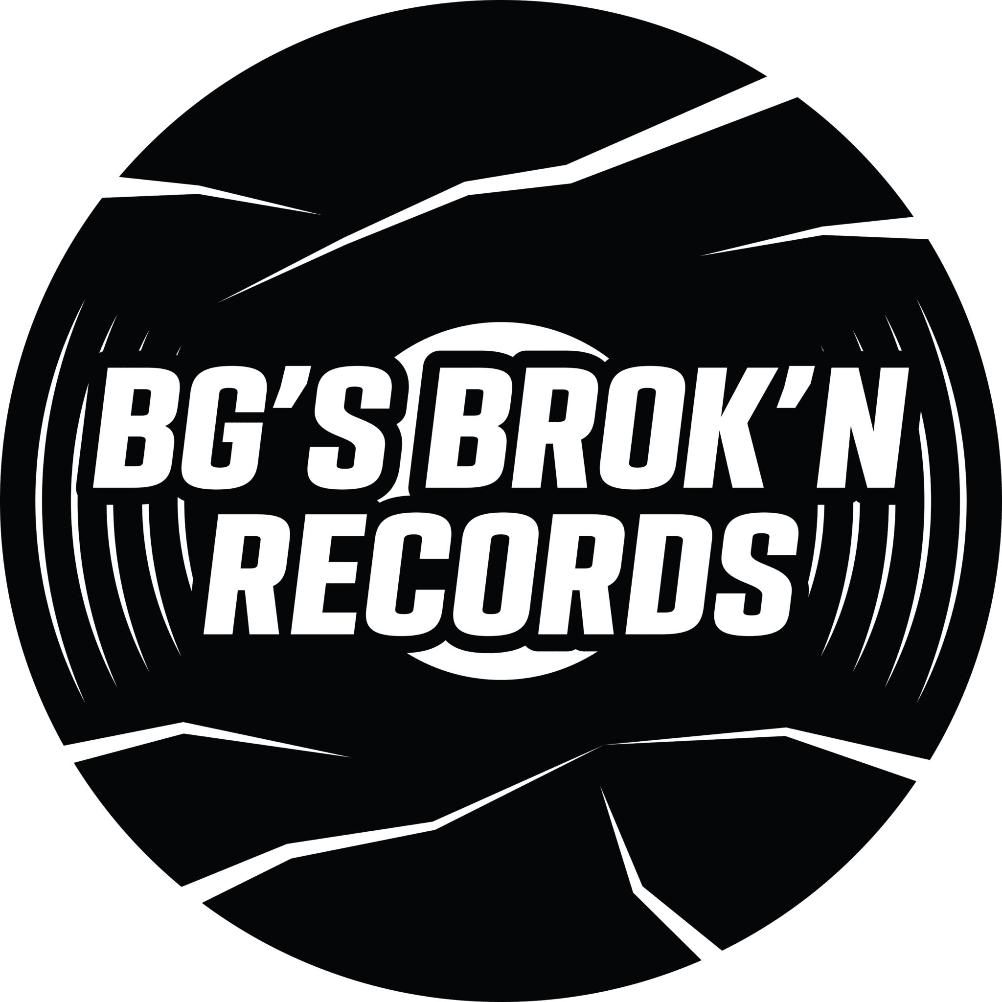 BG's Brok'n Records Podcast Logo